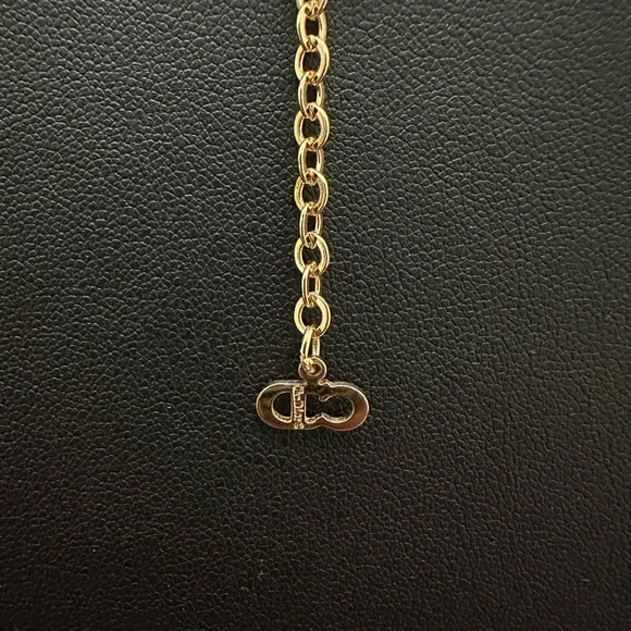 Dior Gold and Enamel Necklace -Preloved - Picture 5 of 5